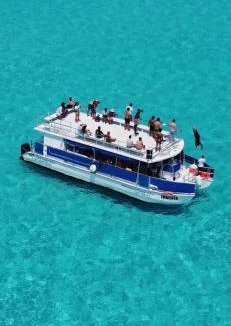 Punta Cancun Boat Rental | Catamaran Fragata Cancun